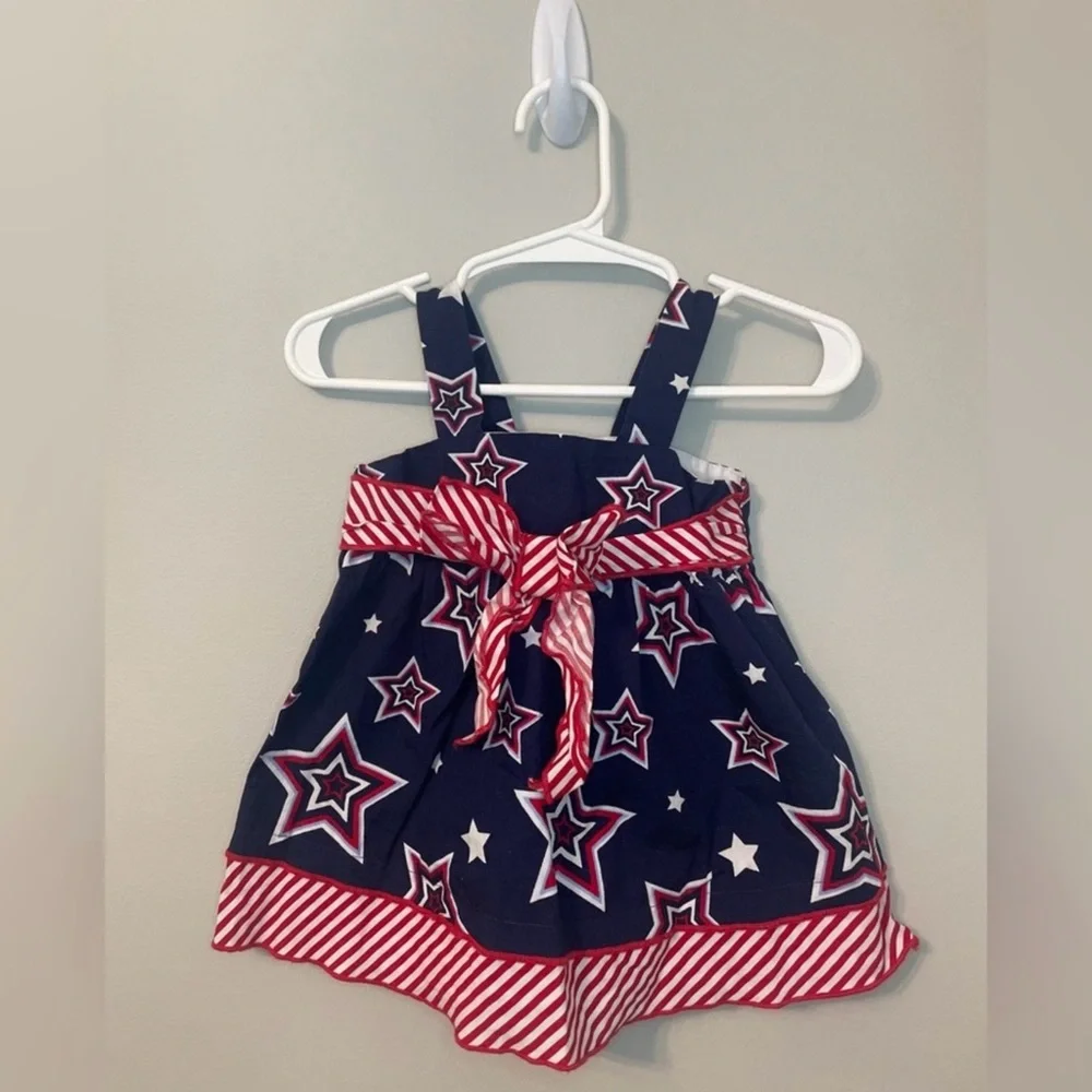 Girls 3-6 Month Patriotic/Fourth of July Bundle (2 outfits)